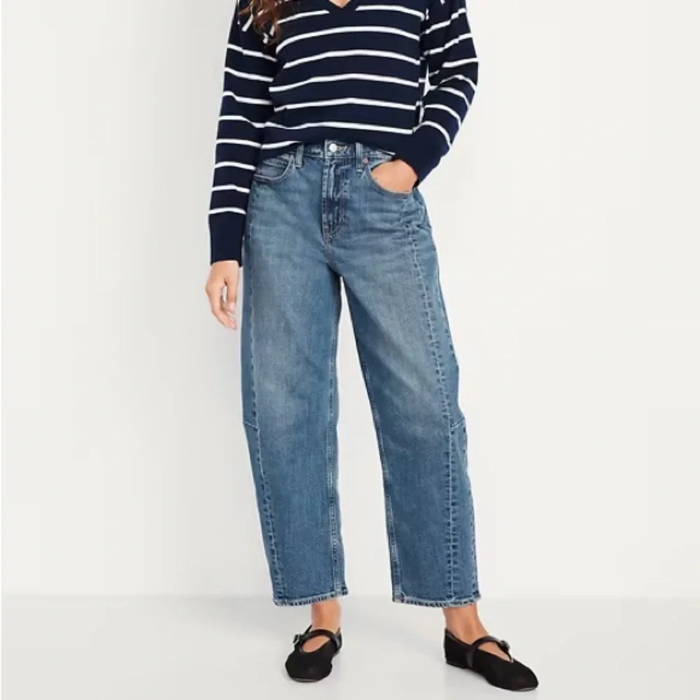 Barrel jeans in Medium Blue - Picture 1 of 4